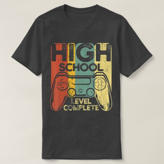 卒業高おもしろい学級レベルの上級 Tシャツ (デザイン正面)