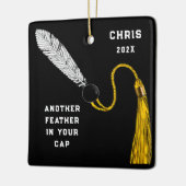 卒業高度 セラミックオーナメント (左)