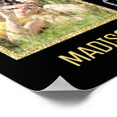 卒業高校の卒業写真コラージュ ポスター (角)