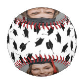 卒業高校生写真野球 野球ボール (裏面)