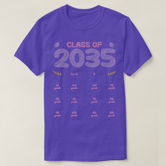 卒業1日目の授業で成長する Tシャツ (デザイン正面)
