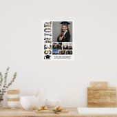 卒業1日目のWordフォトコラージュ ポスター (キッチン)