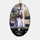 卒業1枚フォトお祝い記念 セラミックオーナメント (左)