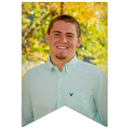 卒業12写真年おめでとう名ブラック バンティングフラッグ (第2の旗)