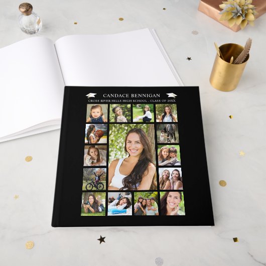 卒業15フォトコラージュあなたの色 ゲストブック (正面見開き)