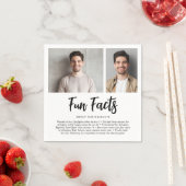 卒業2写真おもしろいの事実 スタンダードカクテルナプキン (インサイチュ)