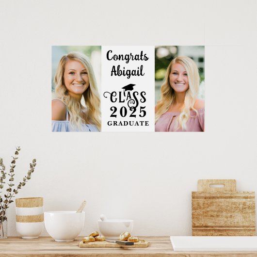 卒業2写真教室ファンシータイポグラフィ ポスター (キッチン)