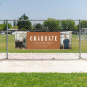 卒業2枚撮りテラコッタ・モダンパーティー 横断幕 (インサイチュ)