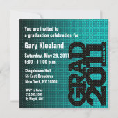 卒業2011年パーティの招待状漫画写真1 招待状 (裏面)