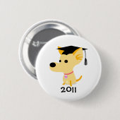 卒業2011犬 缶バッジ (正面&裏面)