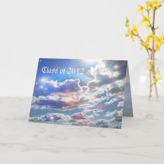 卒業2012年 カード (黄色い花)