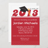 卒業2013赤点招待状 招待状 (正面/裏面)