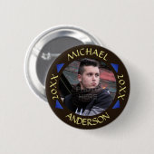 卒業2023 |写真カスタムの三角形モダン形 缶バッジ (正面&裏面)