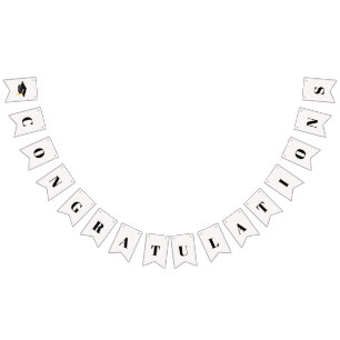 卒業2024おめでとう卒業キャップ バンティングフラッグ