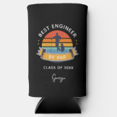 卒業2024エンジニアバイパー最高のハウスパーティー スリム缶クーラー (正面)