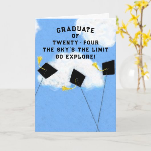 卒業2024カード カード (黄色い花)