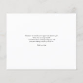 卒業2024ミニマルカスタムサンキューカード (裏面)