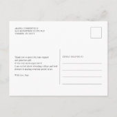 卒業2024 Capスクリプトサンキューカード ポストカード (裏面)