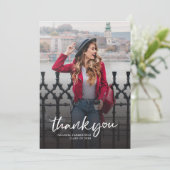 卒業2024 Grad Photo Script Thank You 招待状 (スタンド正面)