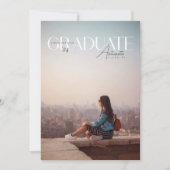 卒業2024 Magazine Photo Cover Grad 案内状 (正面)