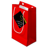 卒業2025おめでとう小抱き枕 スモールペーパーバッグ (正面アングル)