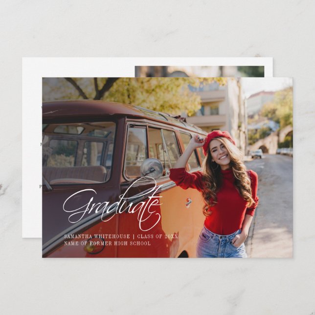 卒業2025の写真発表 (正面/裏面)