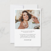 卒業2025の写真 サンキューカード (裏面)