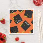 卒業2025オレンジ スタンダードランチョンナプキン (インサイチュ)