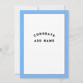 卒業2025カード (裏面)