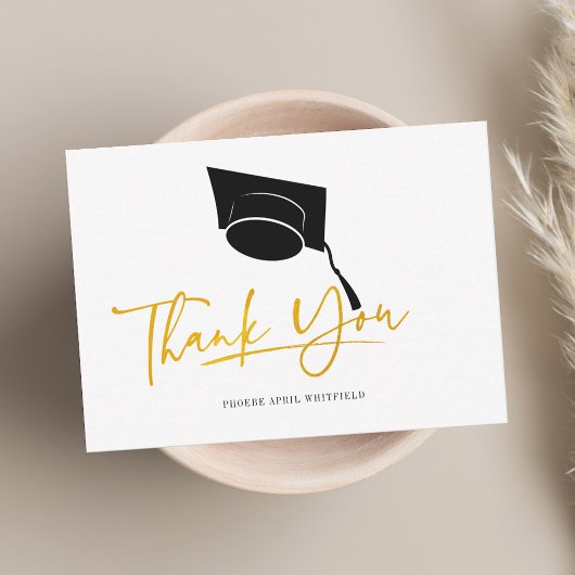 卒業2025グラッドキャップありがとう ノートカード