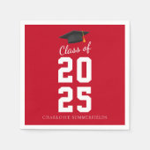 卒業2025グラードパーティーカスタム紙 スタンダードカクテルナプキン (正面)
