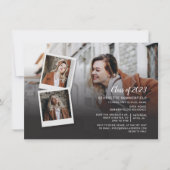 卒業2025グラードパーティー写真パーティー 招待状 (正面)