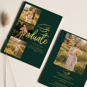 卒業2025グリーン大学院フォトコラージュ 案内状