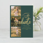 卒業2025グリーン大学院フォトコラージュ 案内状 (スタンド正面)