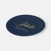 卒業2025スクリプトグラードパーティー ペーパープレート (アングル)