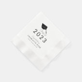 卒業2025スクリプト大学院名パーティー 縁ありカクテルナプキン (角)