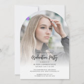 卒業2025バラ金ゴールドスクリプトグラードパーティー 招待状 (裏面)