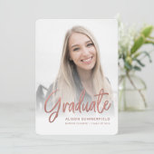 卒業2025バラ金ゴールドスクリプトグラード 案内状 (スタンド正面)