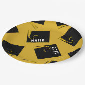 卒業2025パーティー紙プレート ペーパープレート (アングル)