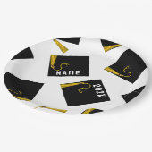 卒業2025パーティー紙プレート ペーパープレート (アングル)