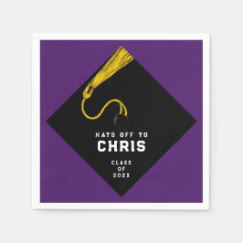 卒業2025パーティー スタンダードカクテルナプキン