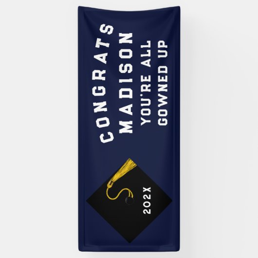 卒業2025パーティー 横断幕 (縦)