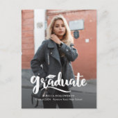 卒業2025フォトスクリプト卒業 案内ポストカード (正面)