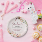 卒業2025フローラグラードパーティー ペーパープレート (パーティー)