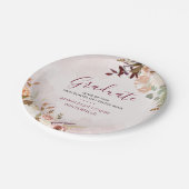 卒業2025フローラグラードパーティー ペーパープレート (アングル)