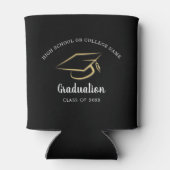 卒業2025ミニマリストのスクリプト 缶クーラー (裏面)