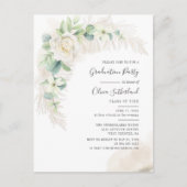 卒業2025ユーカリプタスグラードパーティー インビテーションポストカード (正面)