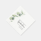 卒業2025ユーカリ植物学紙 スタンダードカクテルナプキン (角)