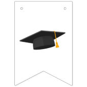 卒業2025写真グラモダンッドパーティー バンティングフラッグ (第1の旗)