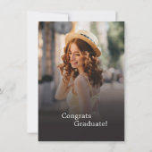 卒業2025写真グラモダンッドパーティー 招待状 (裏面)